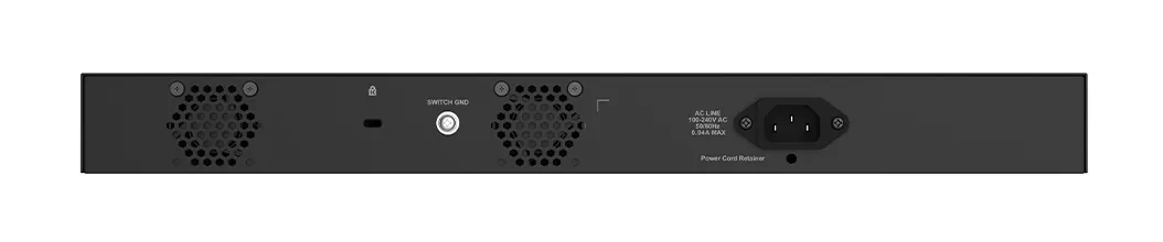 D-Link DMS-1250-28/E - 24-Port 2.5 Gigabit Ethernet Managed Layer 2 Switch with 4 SFP+ Slots, Black