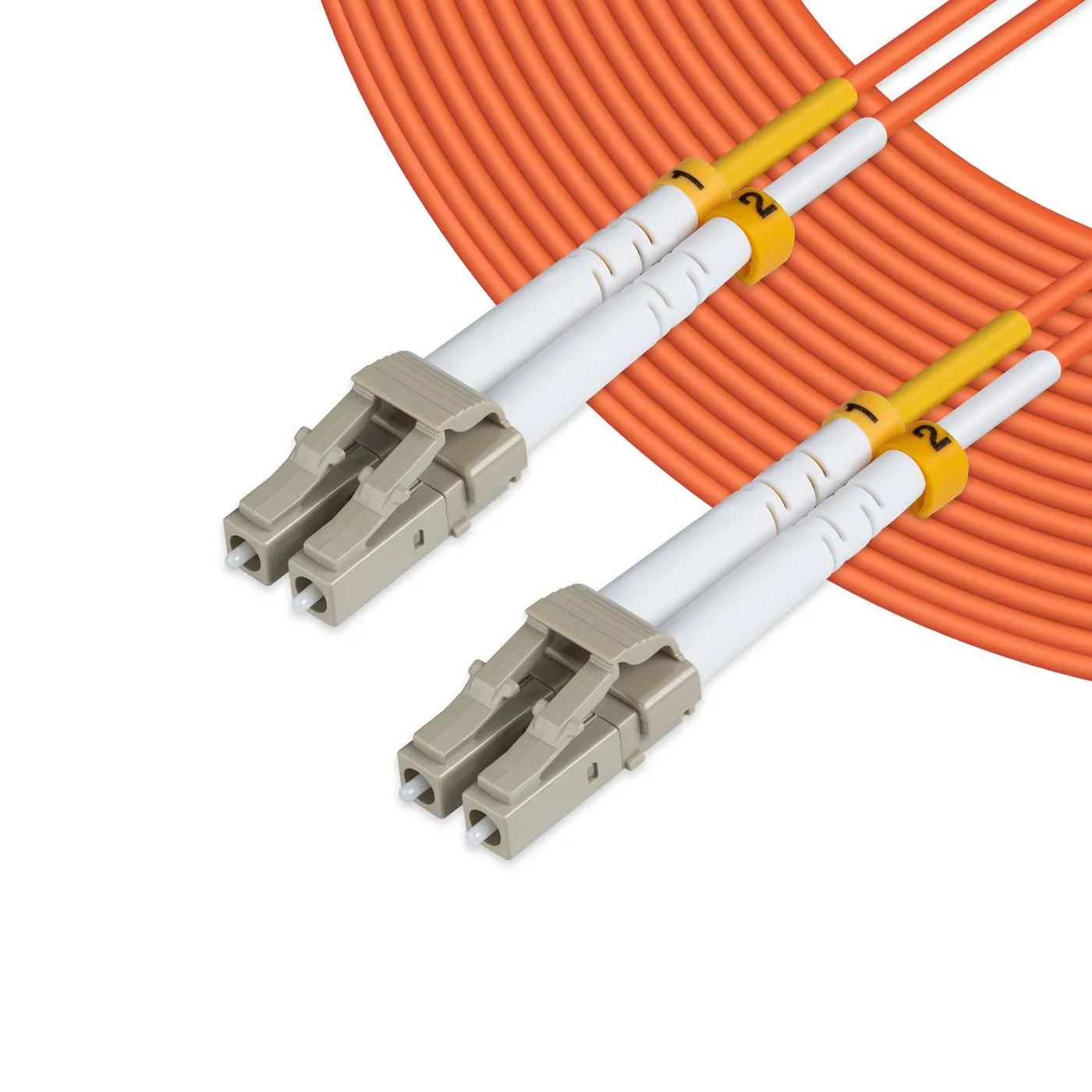 MicroConnect OM1 LSZH LC-LC 30m Fiber Optic Cable, Orange