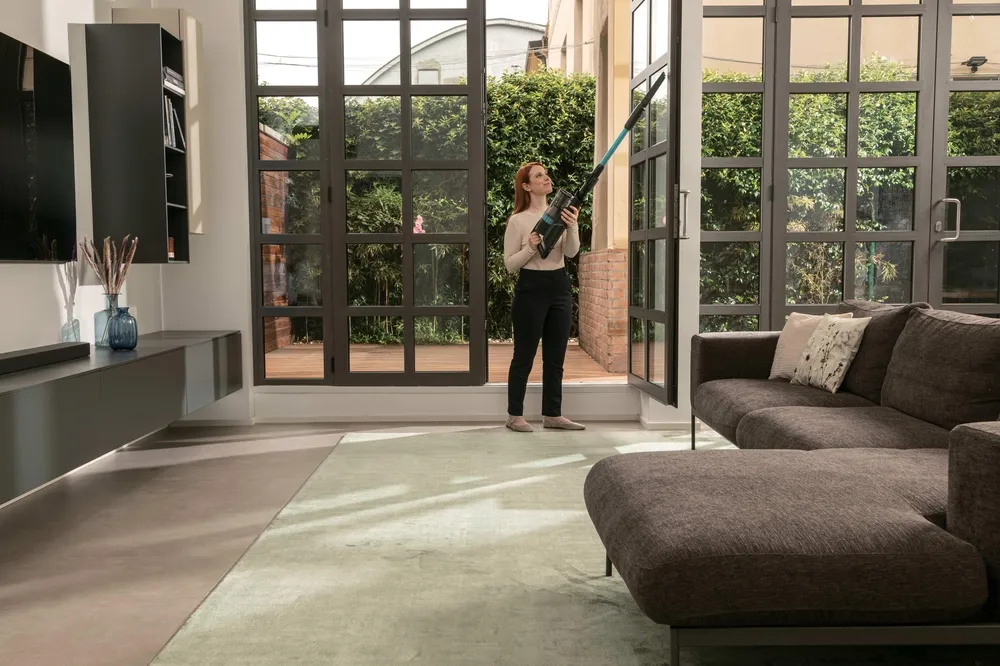 Hoover HF1P10PX 011 - skaftdammsugare, turkos