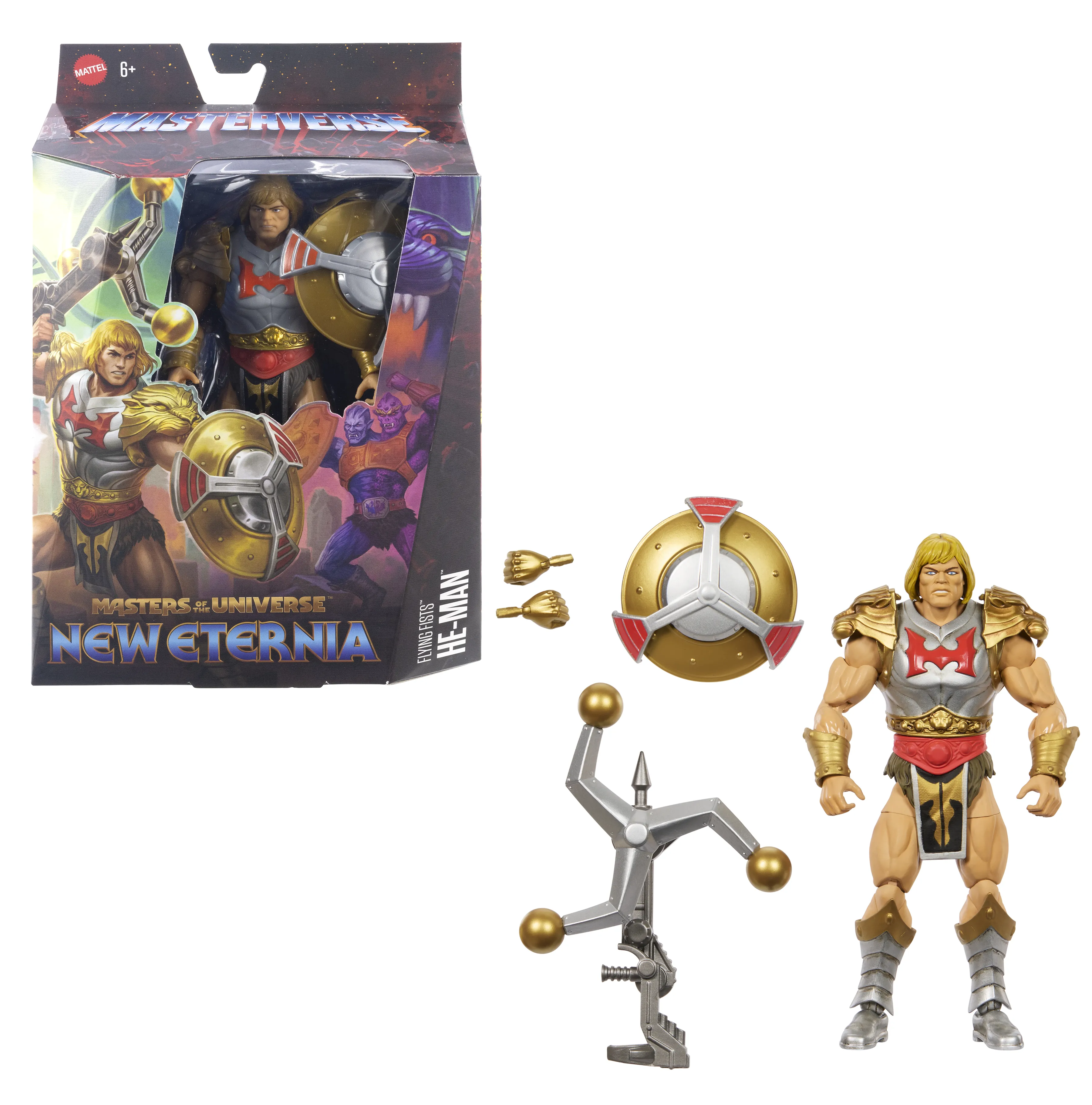 Mattel Masters of the Universe Masterverse New Eternia Flying Fists He-Man