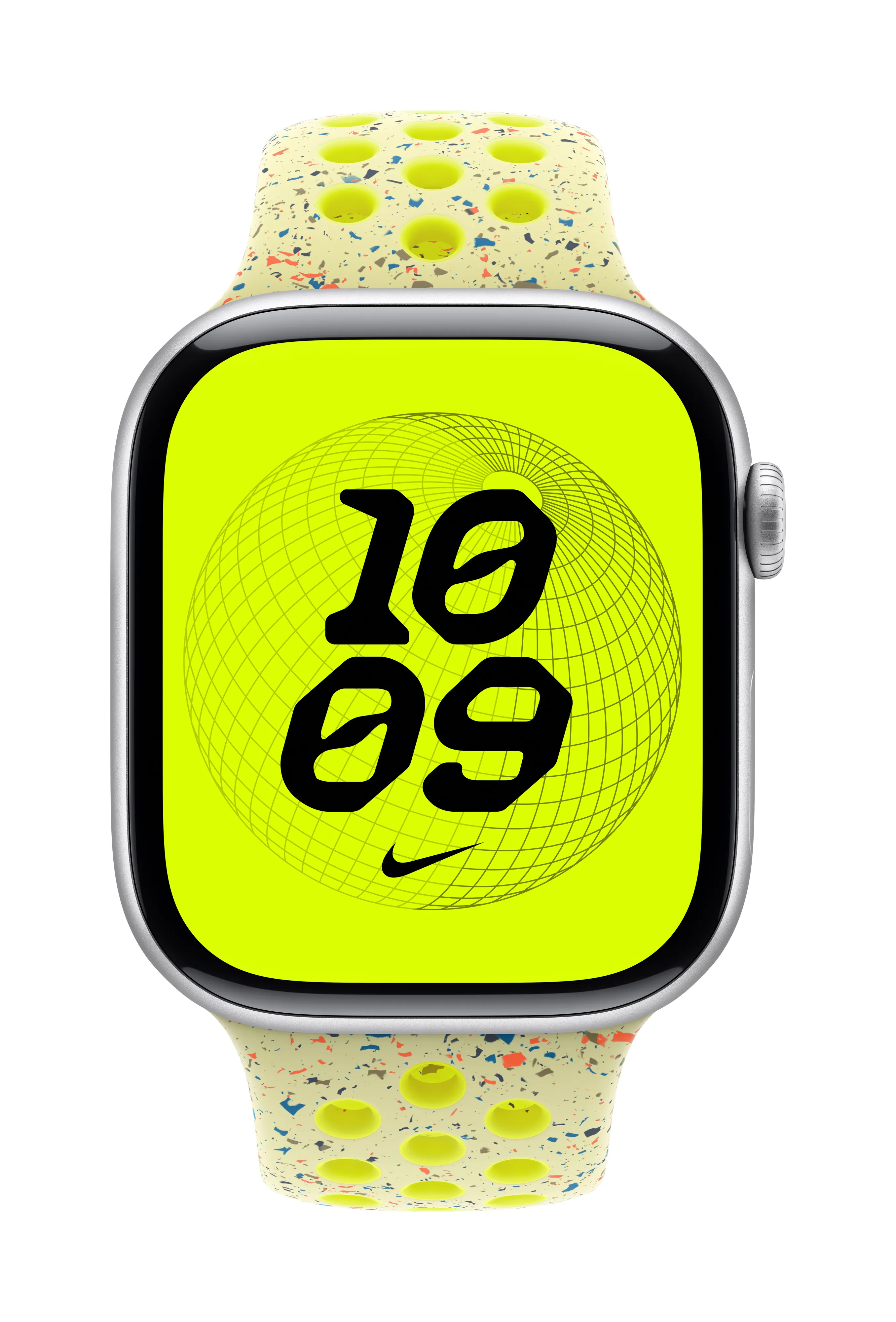 Apple Watch 46 mm Nike Sport Band, Volt Splash, S/M