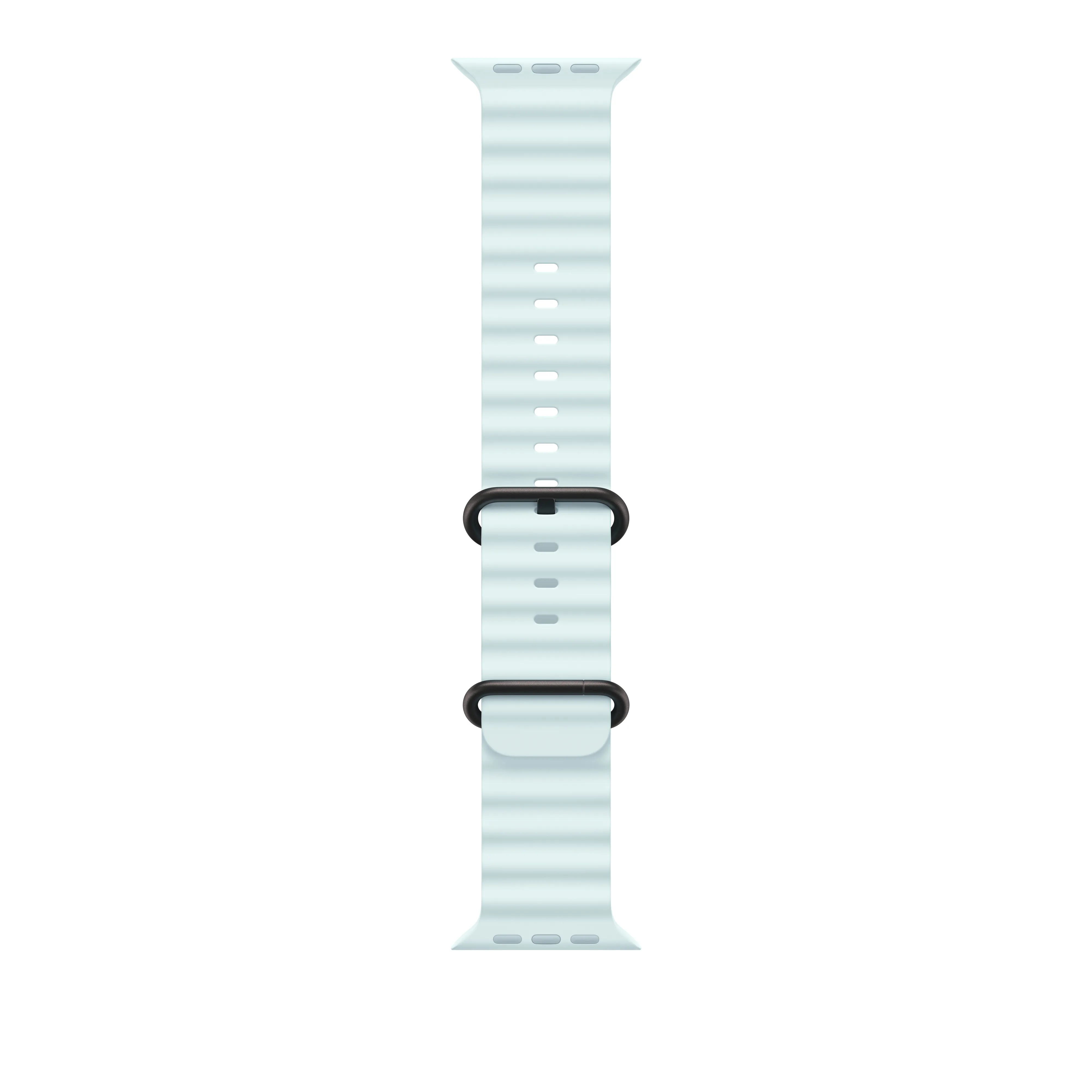 Apple Watch 49mm - Ocean Band, Ice Blue / Black Titanium