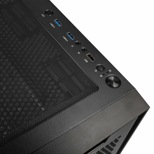 Kolink Observatory Duo ARGB - midi chassi, svart