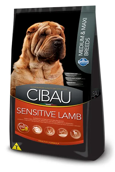 Farmina Cibau Sensitive Lamb Medium & Maxi, Dry food for dogs, Adult, 14kg