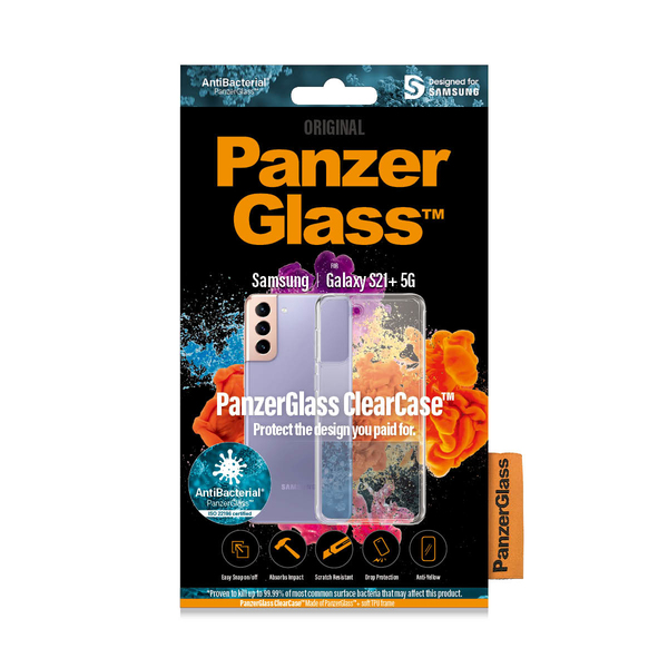PanzerGlass ClearCase, Galaxy S21+ - Case, Transparent PanzerGlass ClearCase, Galaxy S21+ - Case, Transparent