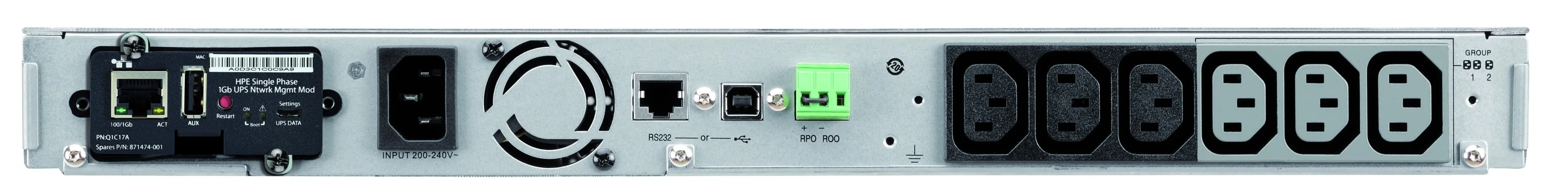 HPE R1500 G5 JP/TW UPS