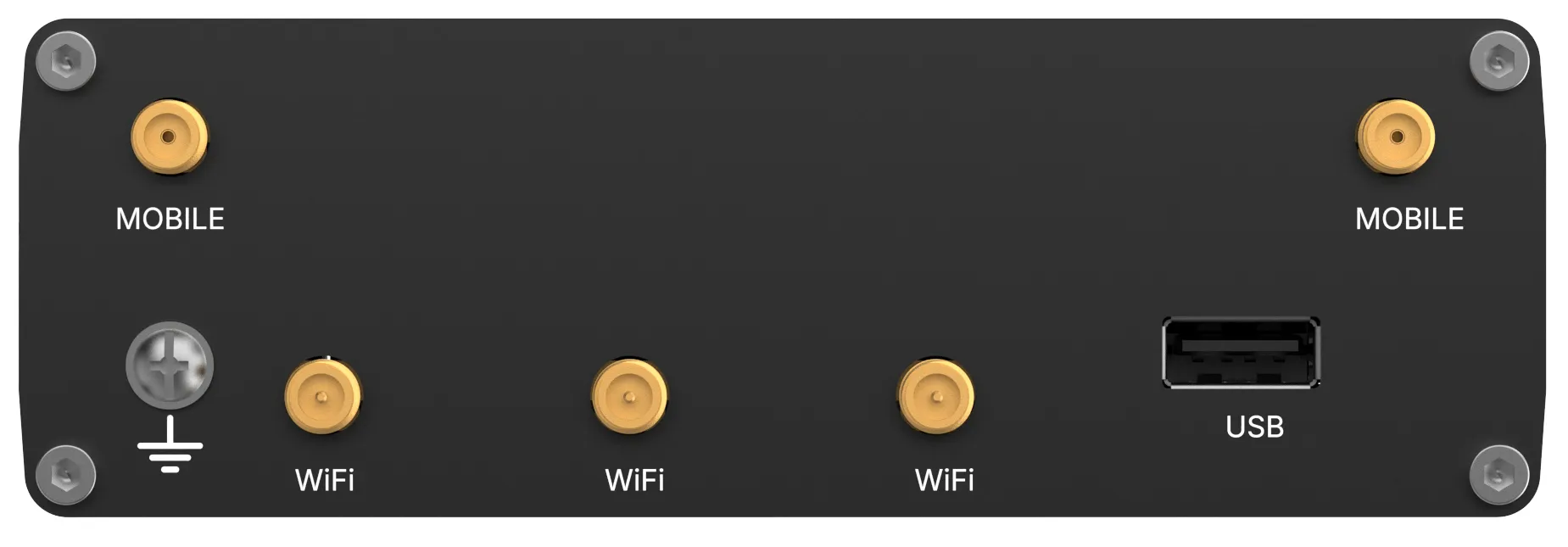 Teltonika RUTC41 -reititin, Wi-Fi 6, Dual-band, 4G, musta