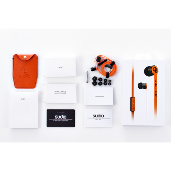 SUDIO KLANG In-Ear Mic Orange