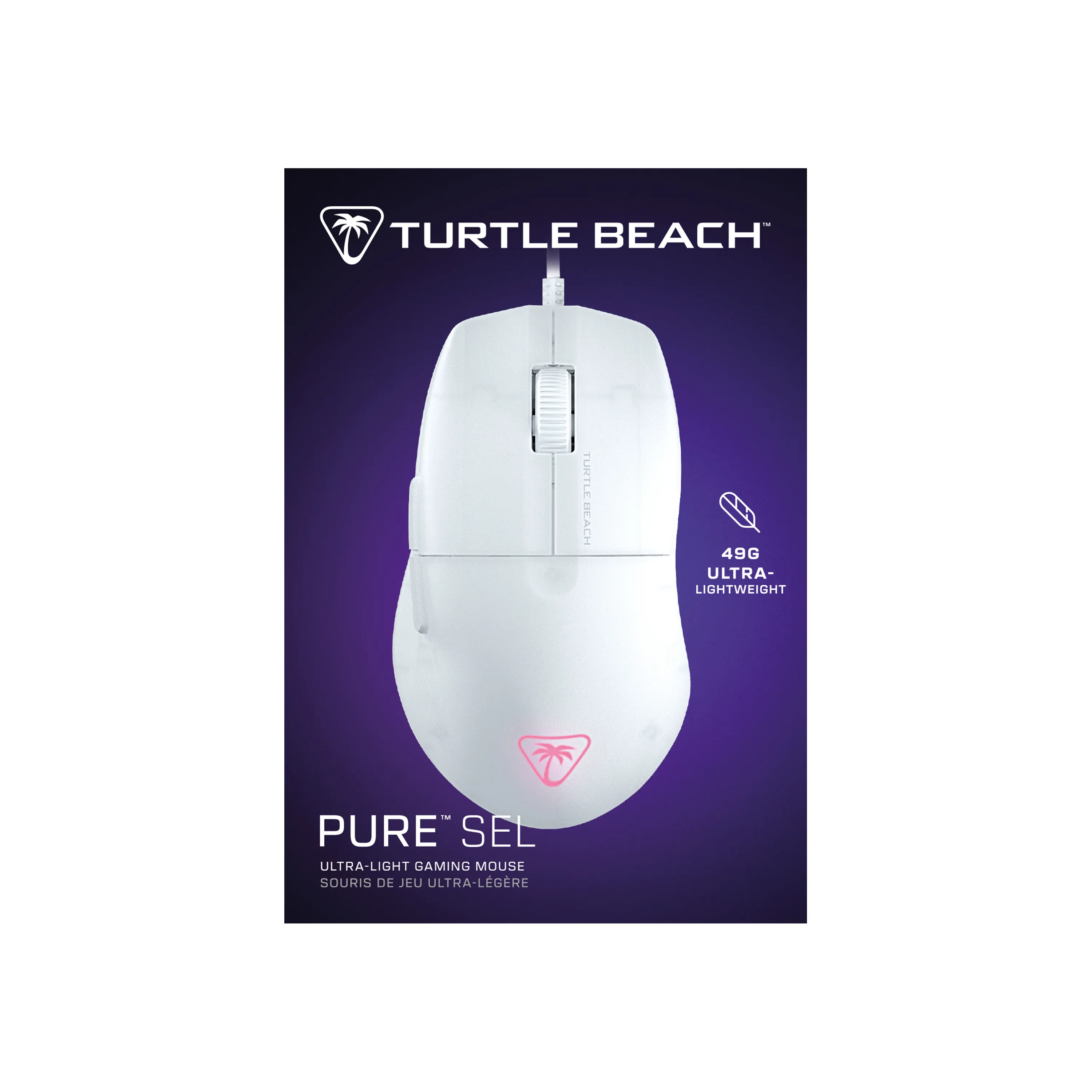 Turtle Beach Pure SEL Wired Gaming Mouse, White