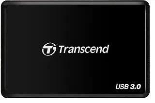 TRANSCEND RDF2 USB 3.1 MULTI-CARD READER BLACK