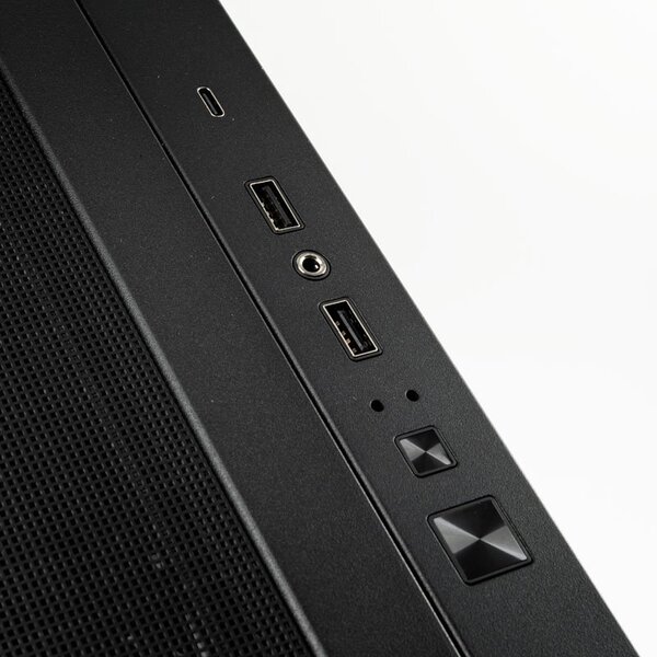 Kolink Unity Arena Midi-Tower Case with window and RGB lighting, Black