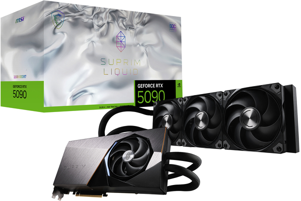 MSI GeForce RTX 5090 32GB Suprim Liquid SOC - graphics card