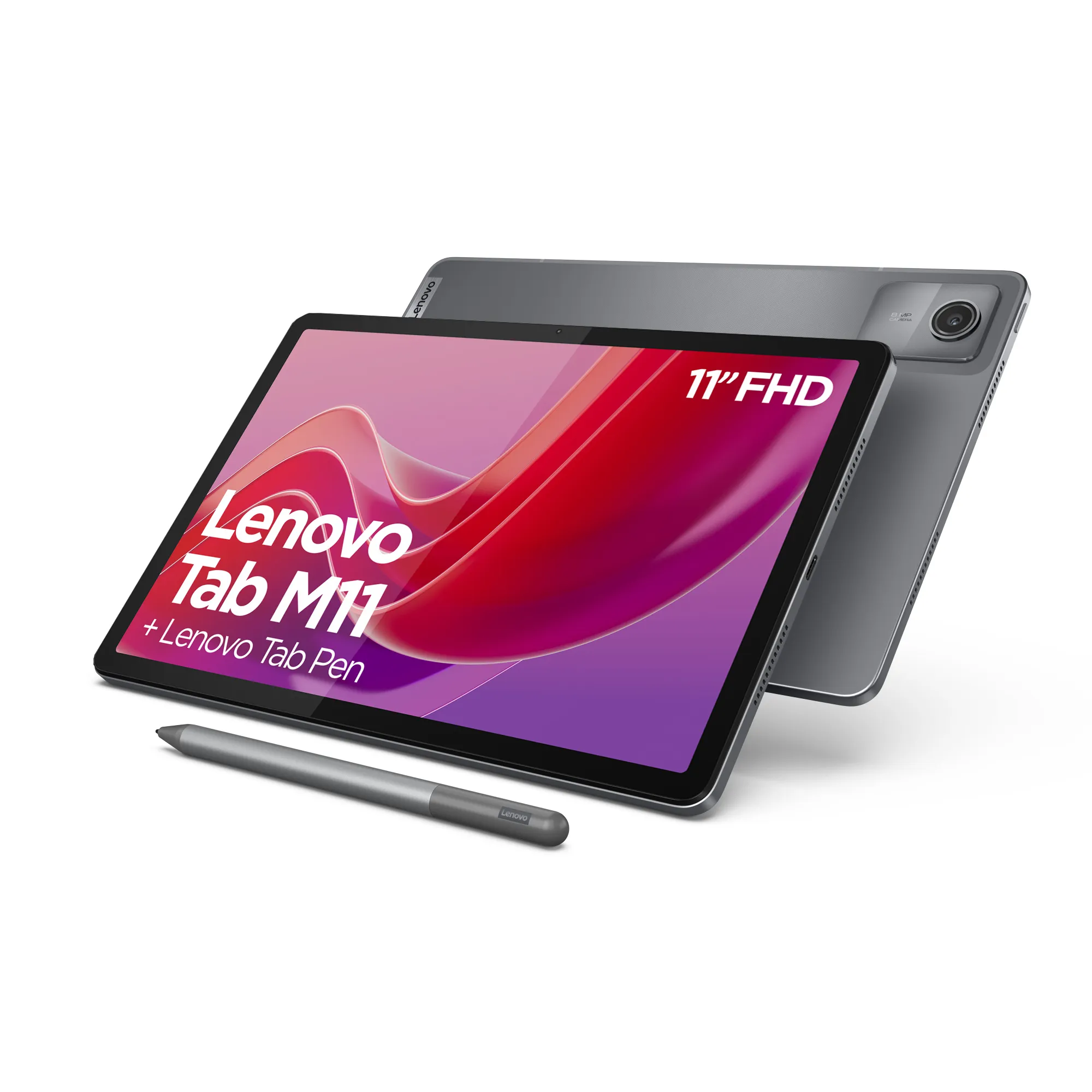 Lenovo Tab M11. 11" 4/128 Gt, Wi-Fi -tabletti, harmaa