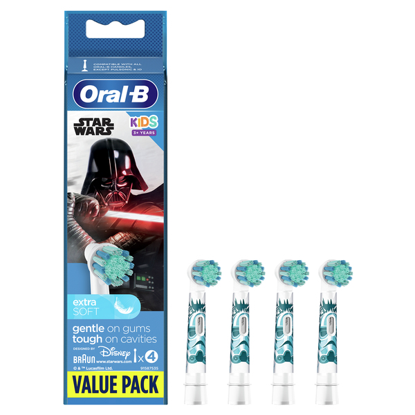 Oral-B Kids Star-Wars - borsthuvuden, 4 st