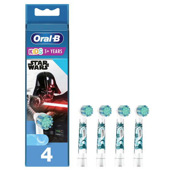 Oral-B Kids Star-Wars - borsthuvuden, 4 st
