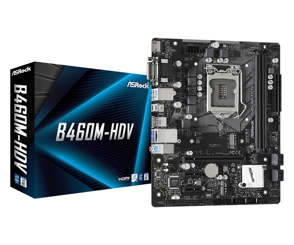 ASRock B460M HDV mATX-emolevy