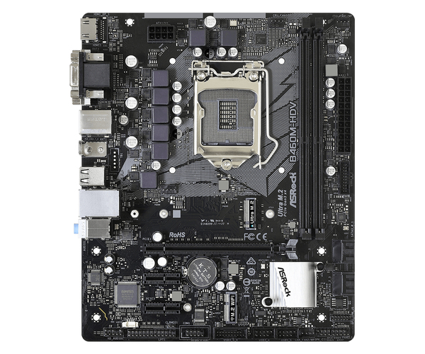 ASRock B460M HDV mATX-emolevy