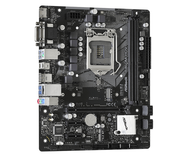 ASRock B460M HDV mATX-emolevy