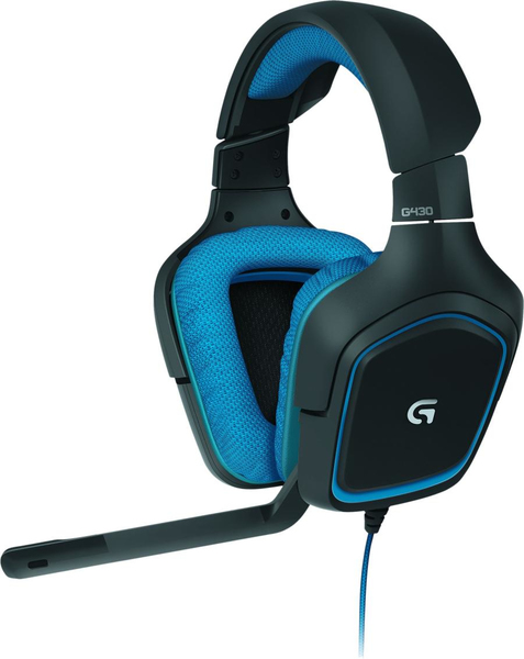 Logitech G430 - Gaming Headset, Black/Blue