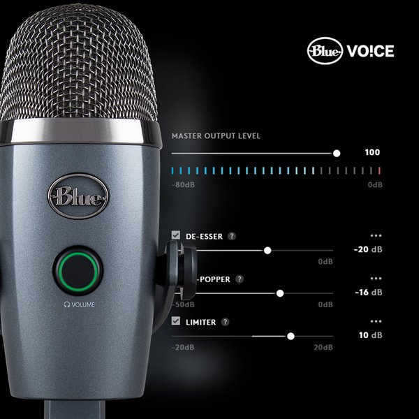 Logitech Blue Yeti Nano USB - microphone, shadow grey