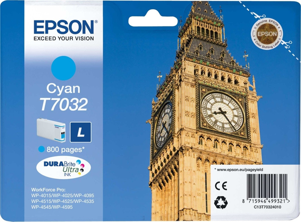 EPSON CYAN WP4000/4500 INK L