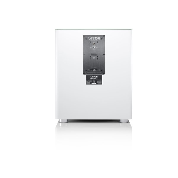 Canton Smart SUB 12  - active wireless subwoofer, white lacquer/white glass