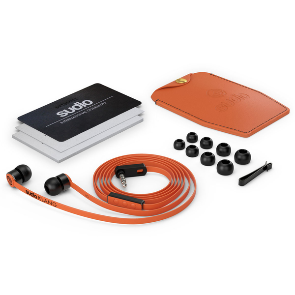 SUDIO KLANG In-Ear Mic Orange