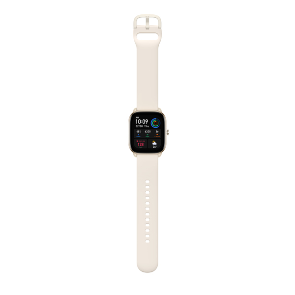 Amazfit GTS 4 mini -&auml;lykello, Moonlight White