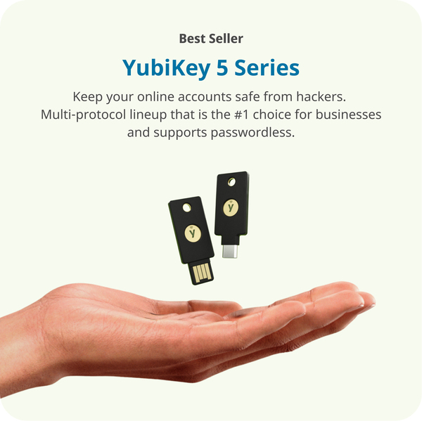 Yubico YubiKey 5 NFC Sikkerhedsn&oslash;gle til system