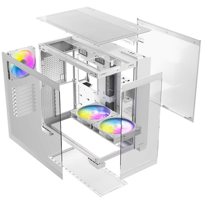 Antec C8 ARGB Dual Chamber - midi tower, White