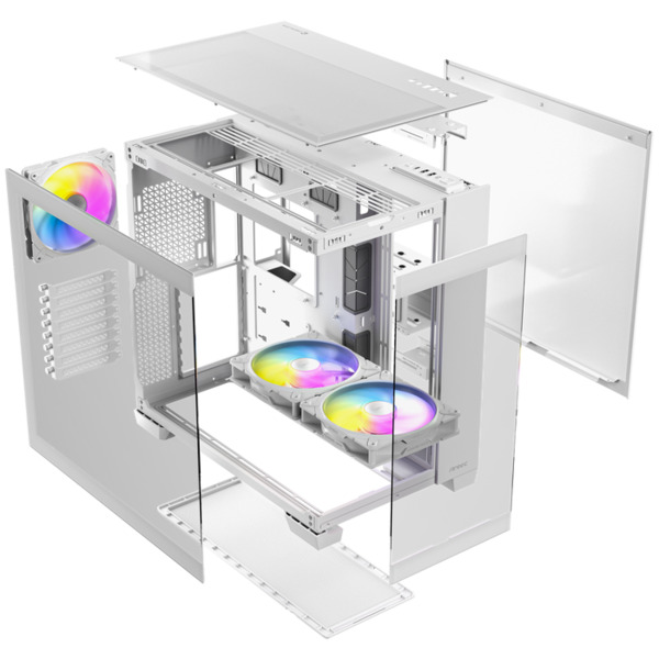 Antec C8 ARGB Dual Chamber - midi chassi, Vit