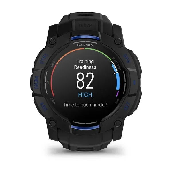 Garmin Instinct 3 50mm AMOLED Smartwatch, Black