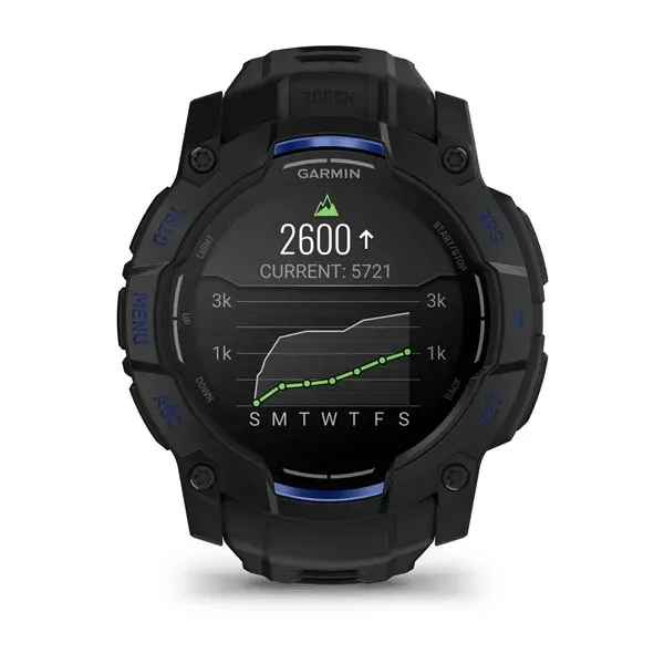 Garmin Instinct 3 50mm AMOLED Smartwatch, Black