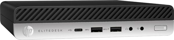 HP EliteDesk 800 G4 Mini. Intel Core i5-8600T, 8GB RAM, 256GB SSD, Windows 11 Pro - desktop computer (Refurbished: A)