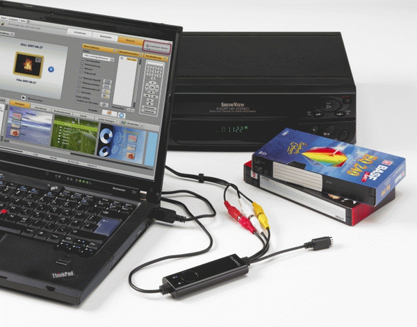 TerraTec G1, USB 2.0 videosieppari MPEG-1/2/4, 720x576, video/&auml;&auml;ni