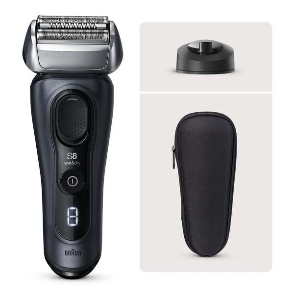 Braun Series 8 8513S - rakapparat, Svart