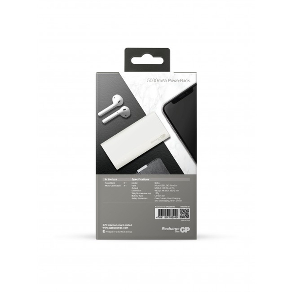 GP PowerBank DIEM Mars 5000mAh, White