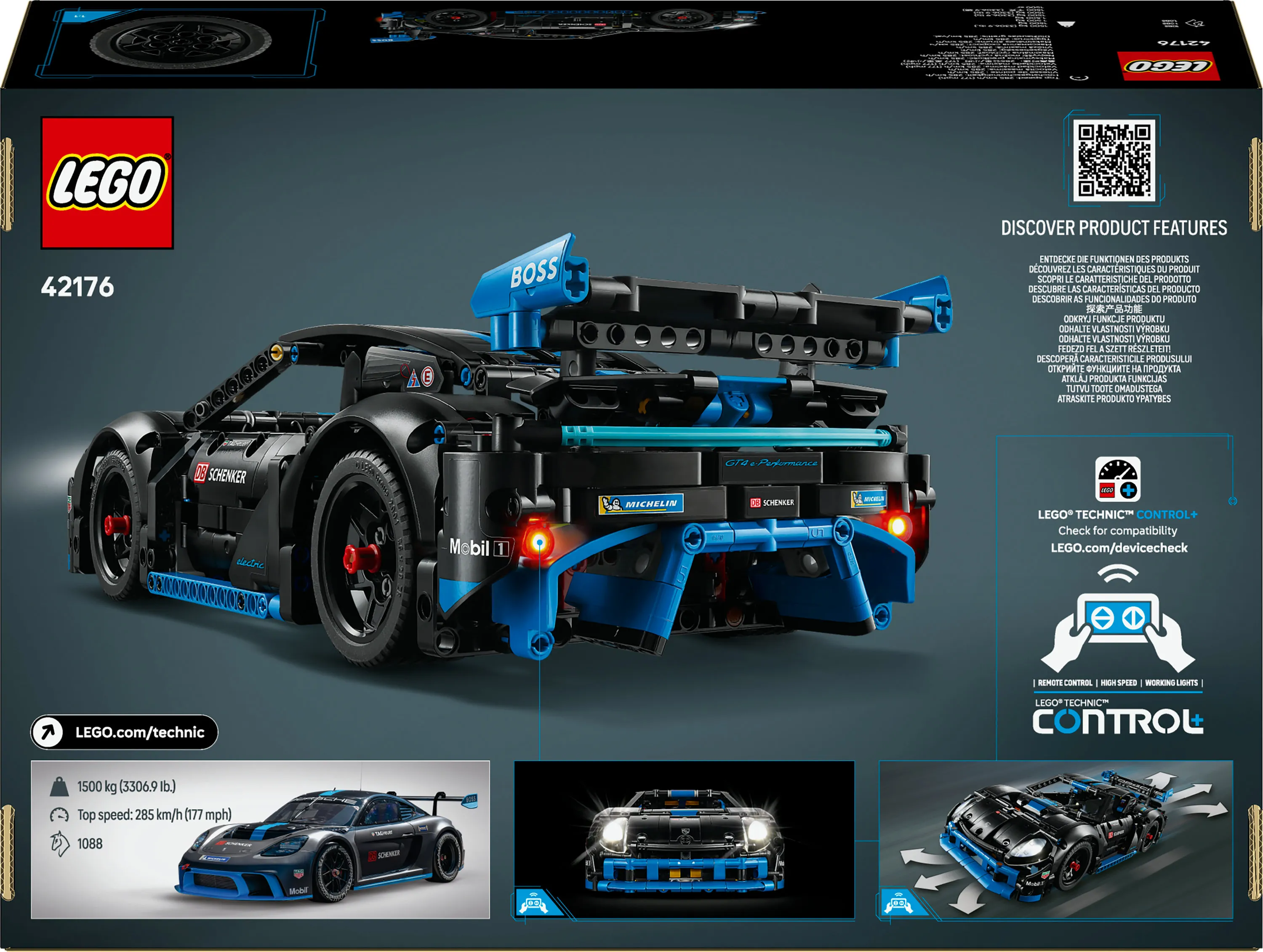 LEGO Technic Porsche GT4 e-Performance Racerbil 42176