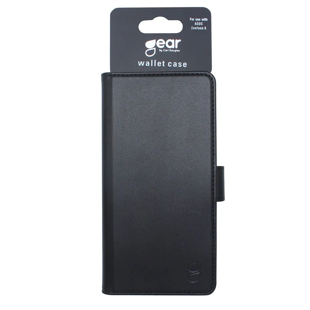 GEAR Wallet, ZenFone 6 -lompakkokotelo, Musta