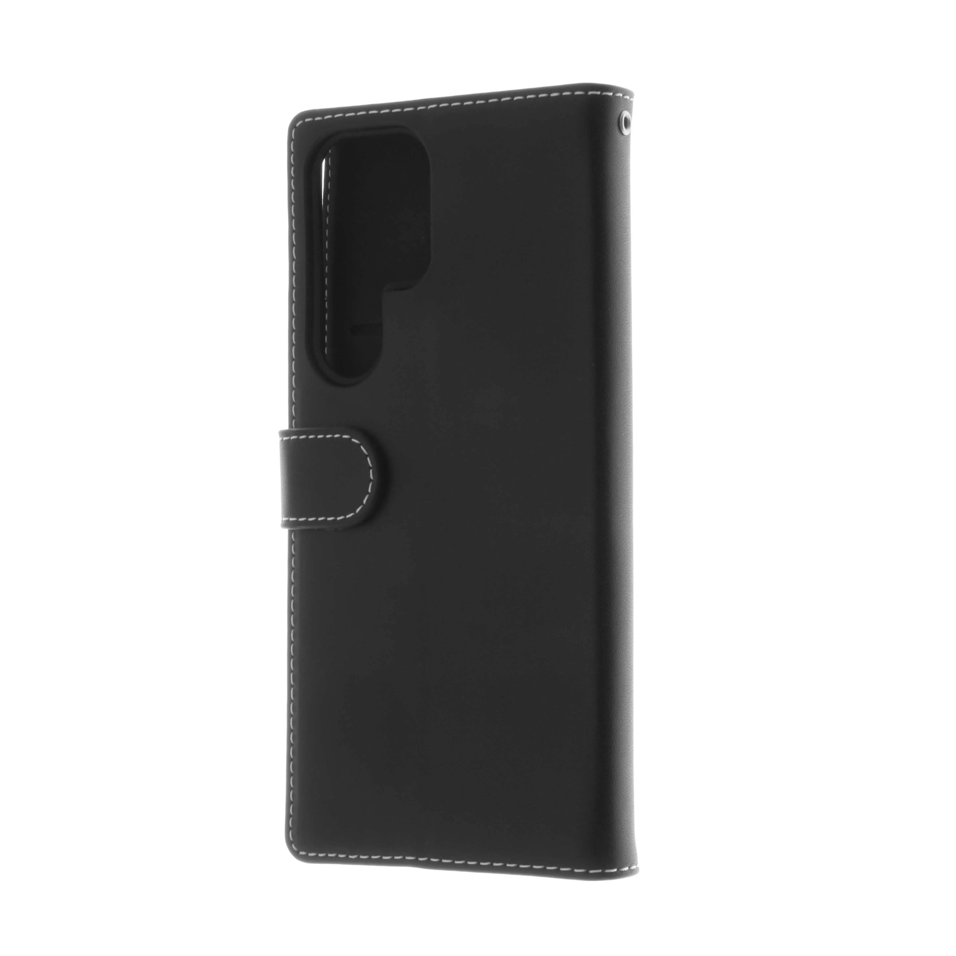 Insmat Flip Case, Galaxy S23 Ultra - Wallet Case, Black