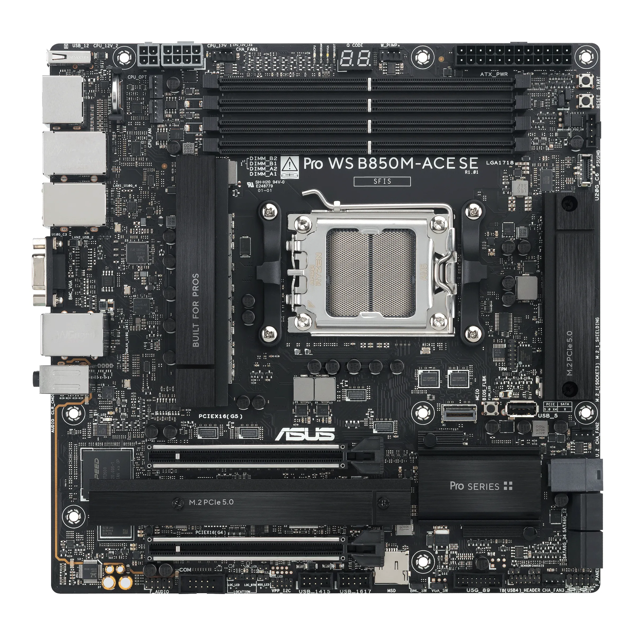 Asus PRO WS B850M-ACE SE AM5 mATX Motherboard