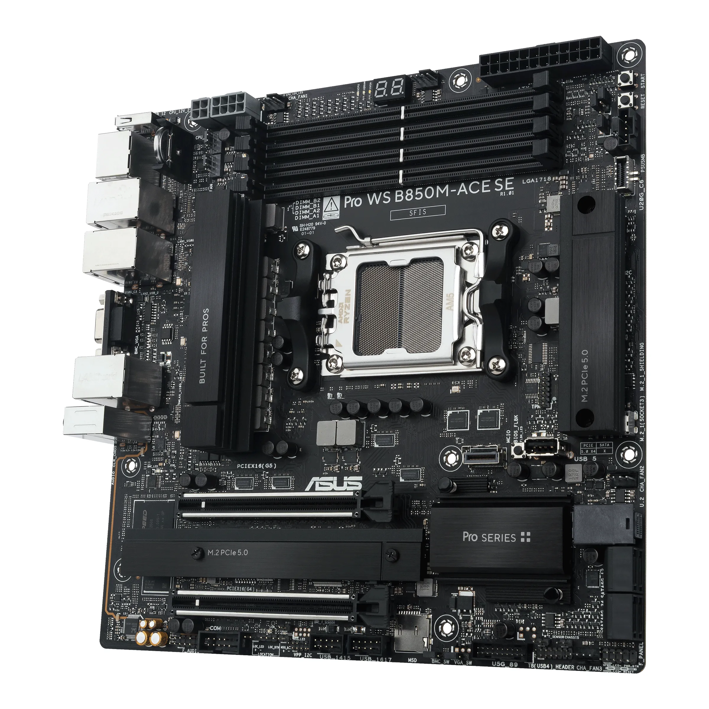 Asus PRO WS B850M-ACE SE AM5 mATX Motherboard