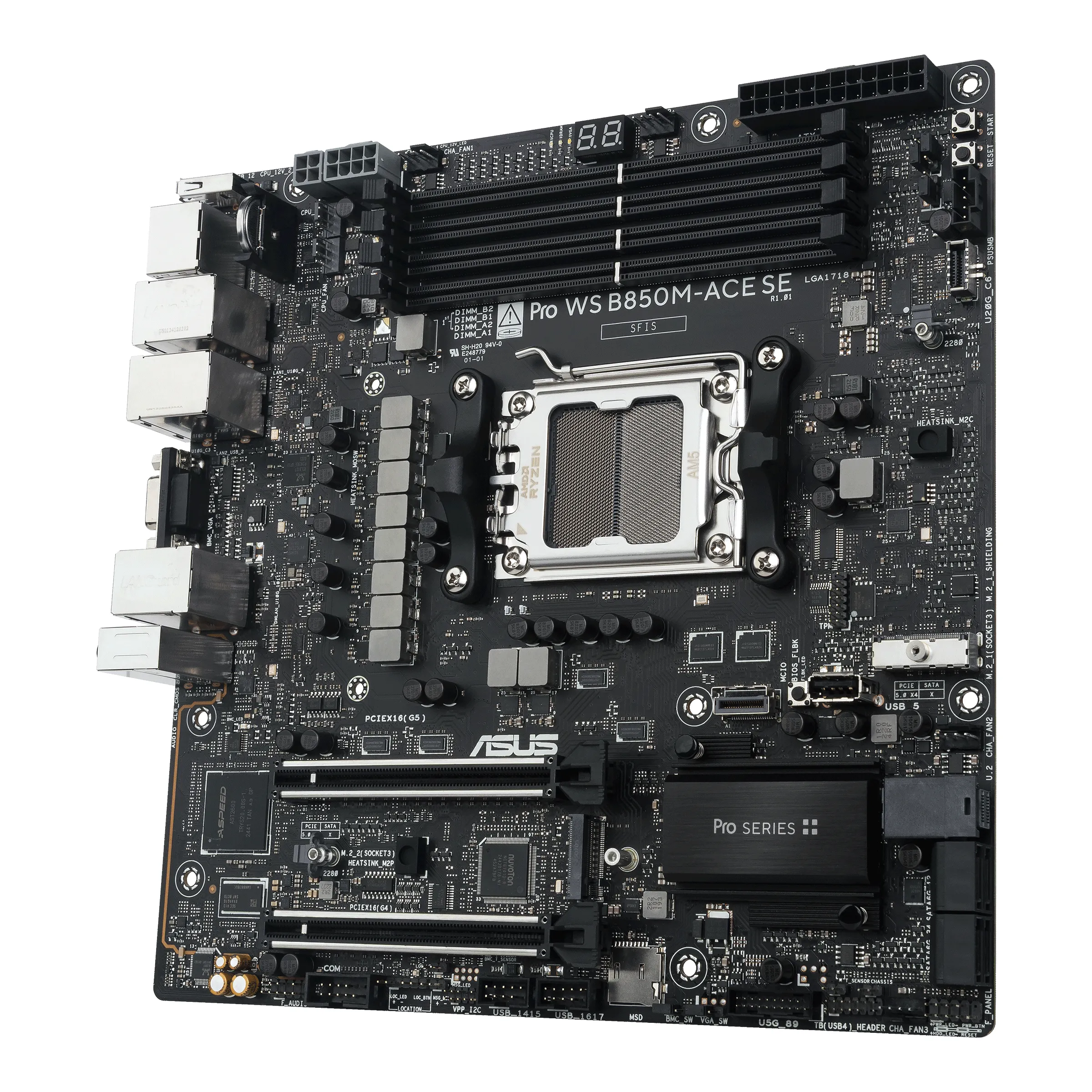 Asus PRO WS B850M-ACE SE AM5 mATX Motherboard