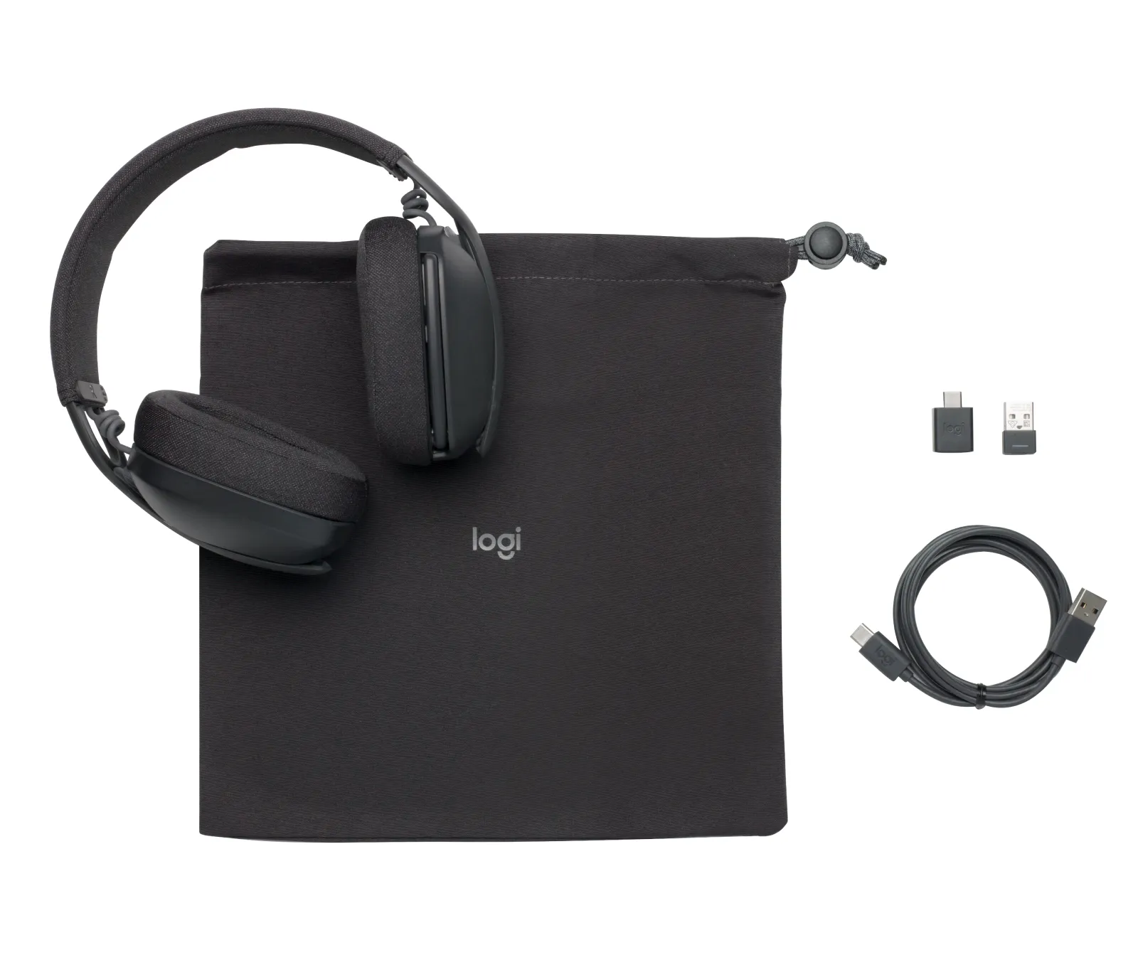Logitech Zone Vibe 125 -wireless headset, graphite