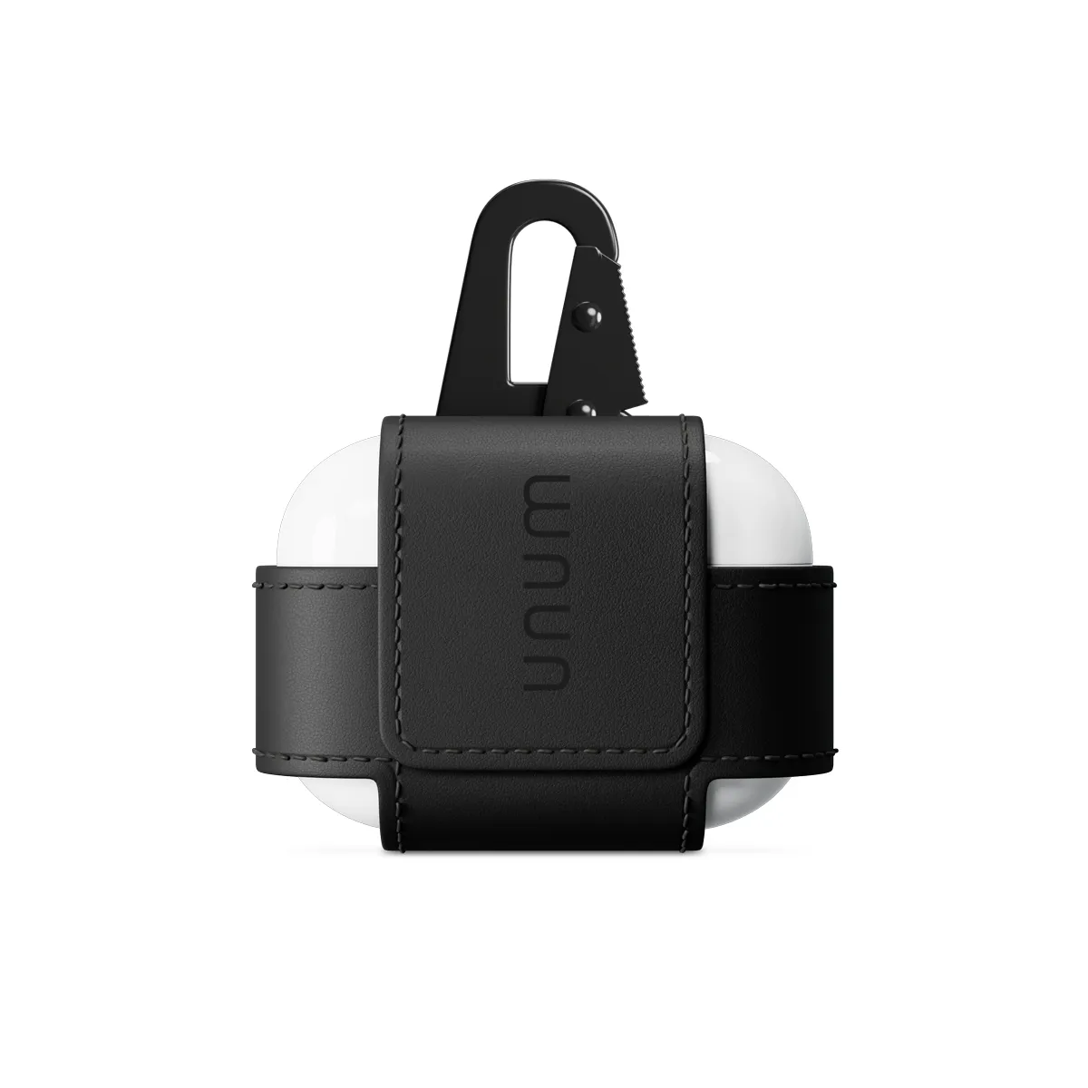 Epico UNUM LeatherShield Verso, AirPods Pro (2nd Gen / 1st Gen) - Case, Black