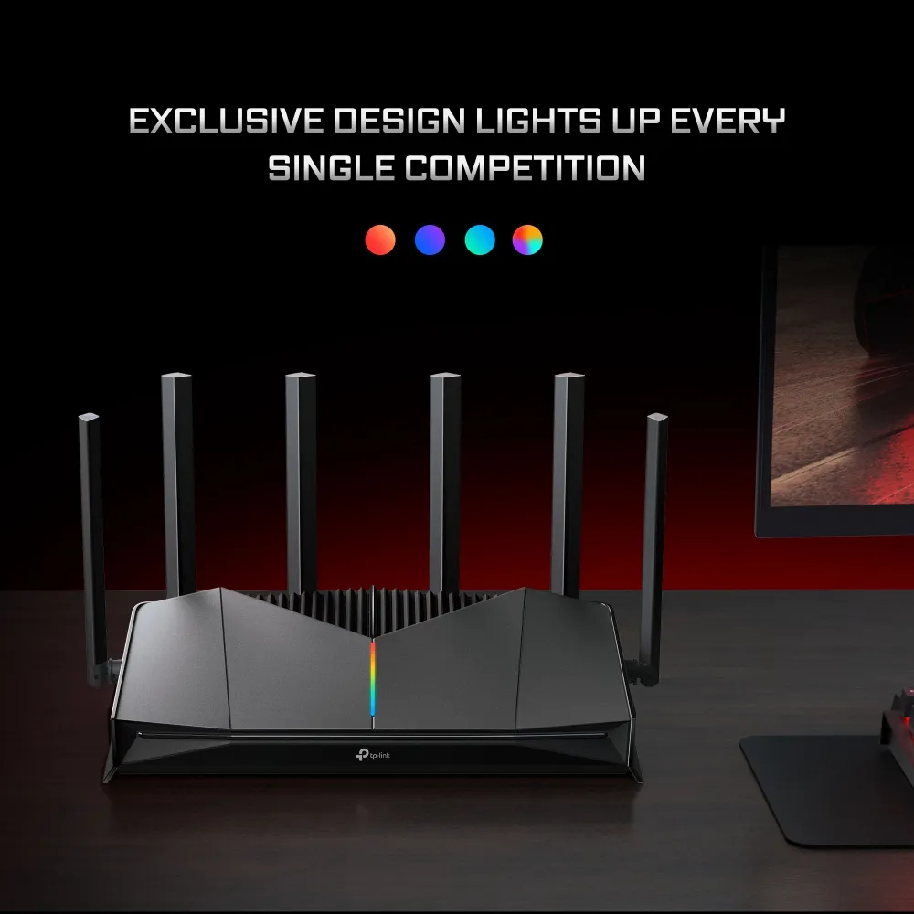 TP-Link Archer GE400 Gaming Router, Wi-Fi 7, BE6500, Dual-band, with 2.5G WAN
