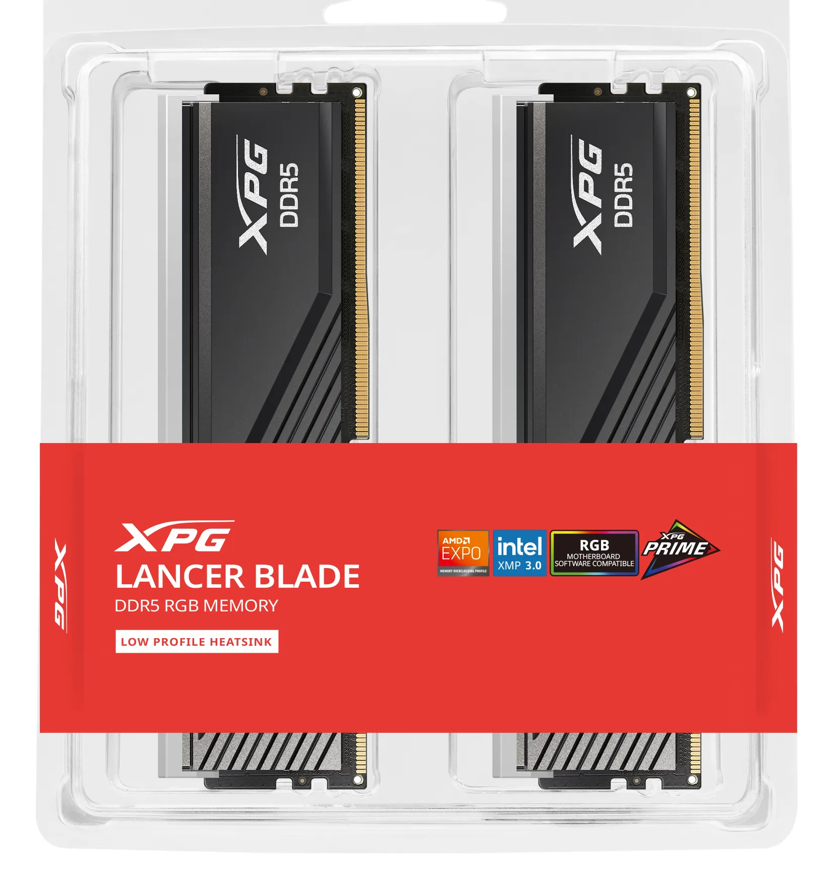ADATA Lancer Blade RGB 32GB (2 x 16GB) DDR5 6000 MHz, CL36 - memory
