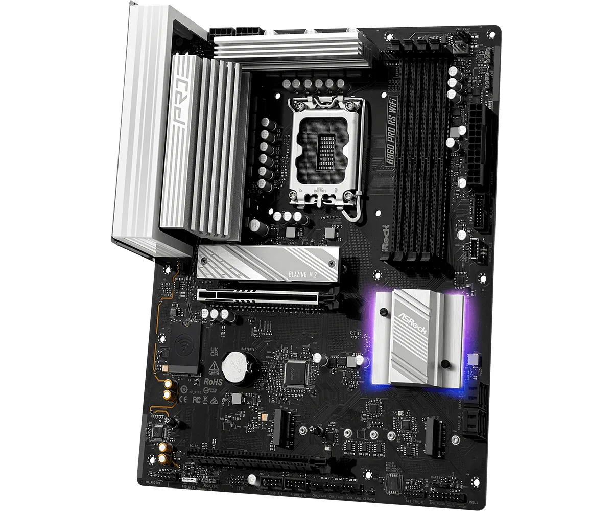 ASRock B860 Pro RS WiFi 6E LGA 1851 ATX DDR5 - motherboard