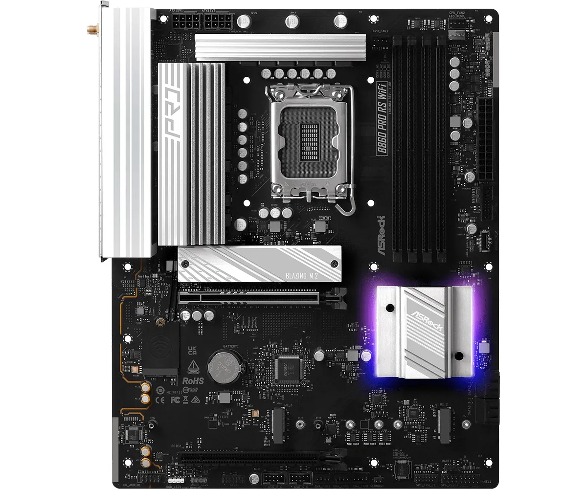 ASRock B860 Pro RS WiFi 6E LGA 1851 ATX DDR5 - motherboard