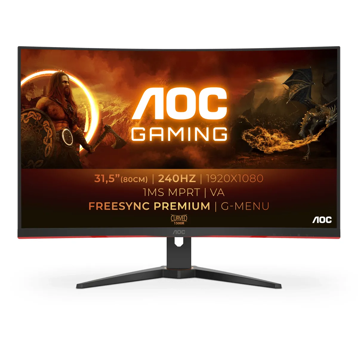 AOC 32" G2 C32G2ZE/BK Full HD, VA - curved gaming monitor